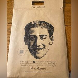 Trader Joes Mystery 3 different reusable shopping bags